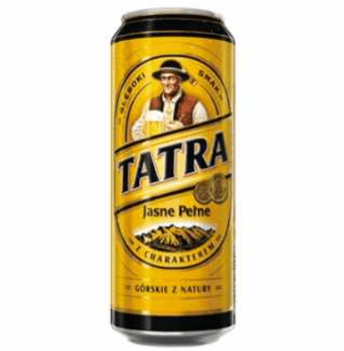 Picture of PIWO TATRA JASNE PELNE 6% 500ML PUSZKA