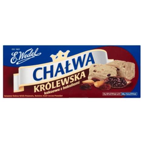 Picture of CHALWA KROLEWSKA BAKALIE I KAKAO 250G WEDEL