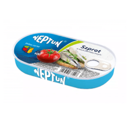 Picture of NEPTUN SZPROT W SOSIE POMIDOROWYM 170G