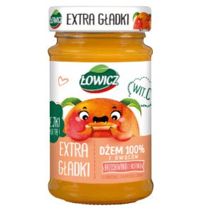 Picture of DZEM EKSTRA GLADKI BRZOSKWINIA 225G LOWICZ