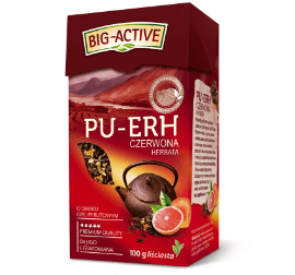 Picture of HERBATA LISCIASTA PU-ERH GREJPFRUT 100G BIG-ACTIVE