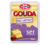 Picture of SER TWARDY PLASTRY 150G GOUDA BEZ LAKTOZY MLEKOVITA