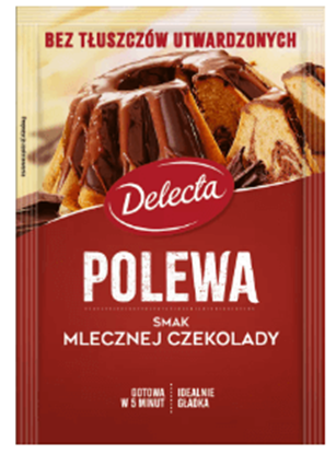 Picture of POLEWA MLECZNA CZEKOLADA TWARDA 100G DELECTA