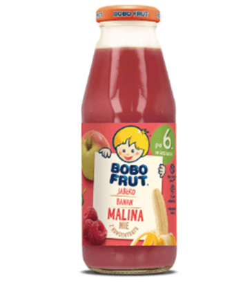 Picture of SOK BOBOFRUT JABLKO BANAN MALINA 300ML