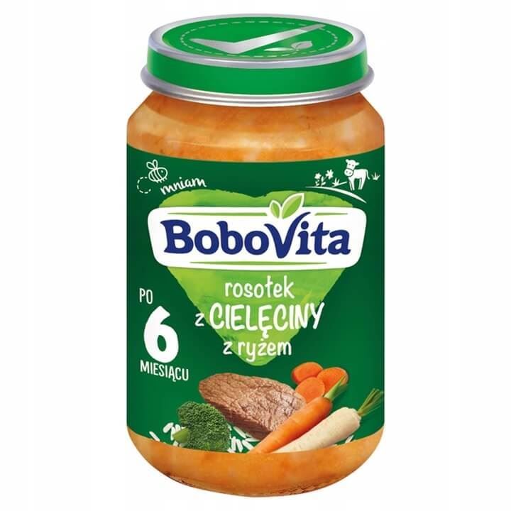 Picture of ZUPKA ROSOLEK Z CIELECINA I RYZEM (6MC) 190G BOBOVITA